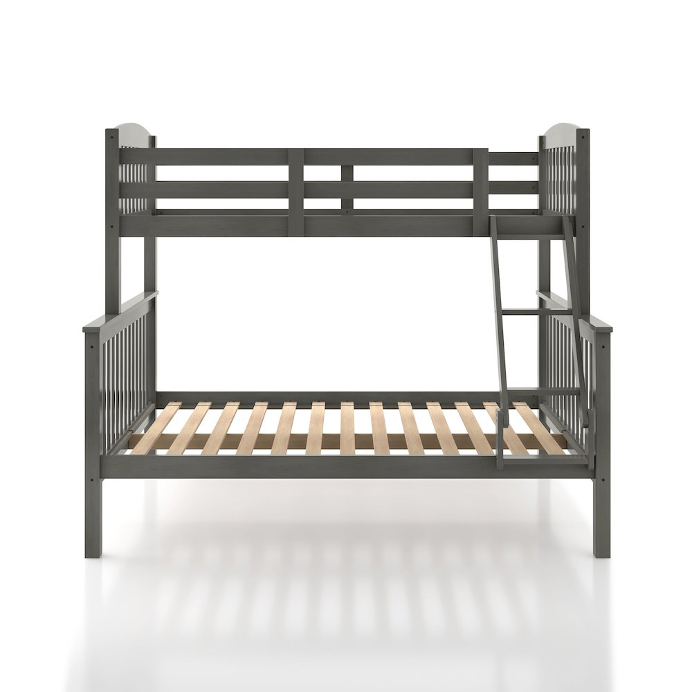 Tales Wood Twin over Full Bunk Bed with Ladder