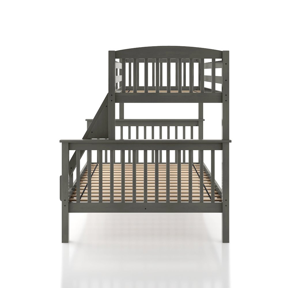 Tales Wood Twin over Full Bunk Bed with Ladder