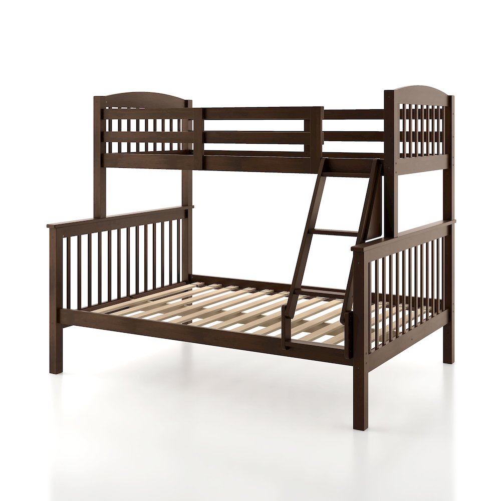 Tales Wood Twin over Full Bunk Bed with Ladder