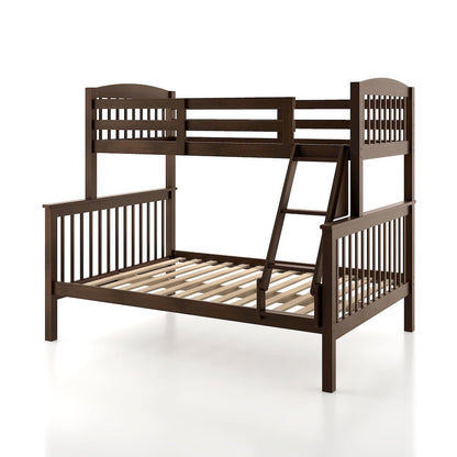 Tales Wood Twin over Full Bunk Bed with Ladder