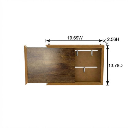 Hidden Storage Cabinet With Photo Frame In Compact Design