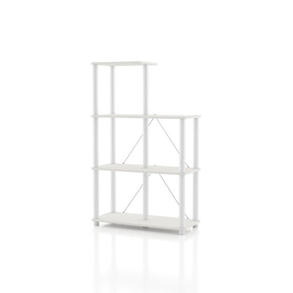Seni 5-Cube Shelves Wood Open Bookcase