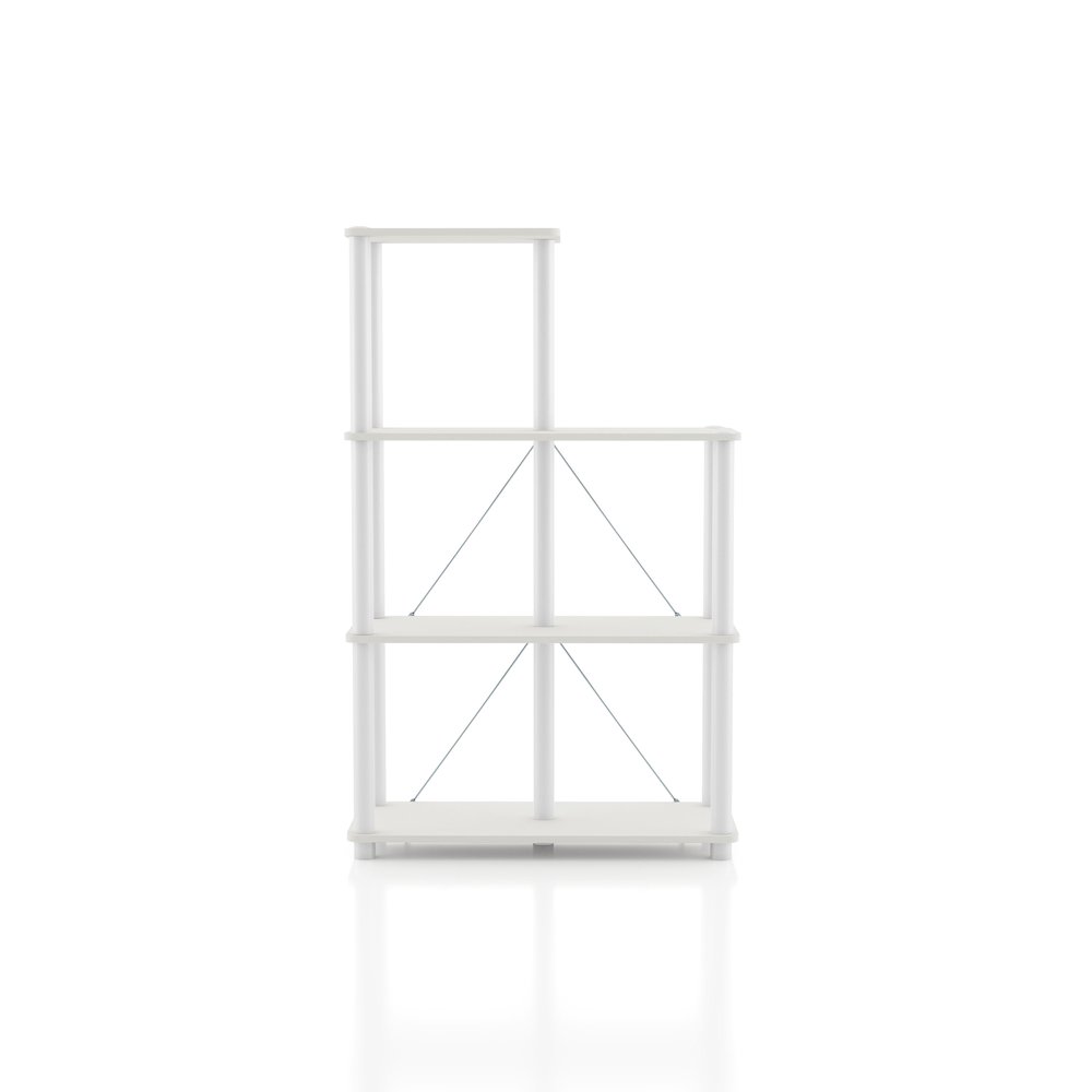 Seni 5-Cube Shelves Wood Open Bookcase