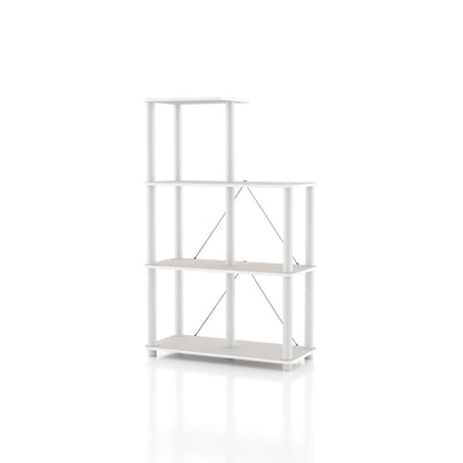 Seni 5-Cube Shelves Wood Open Bookcase