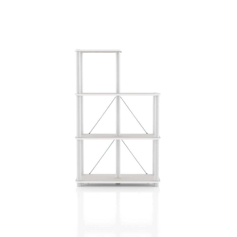Seni 5-Cube Shelves Wood Open Bookcase