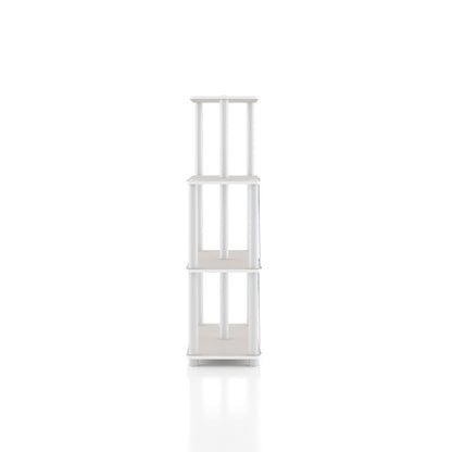Seni 5-Cube Shelves Wood Open Bookcase