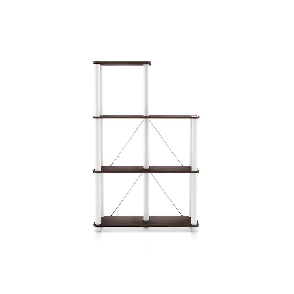 Seni 5-Cube Shelves Wood Open Bookcase