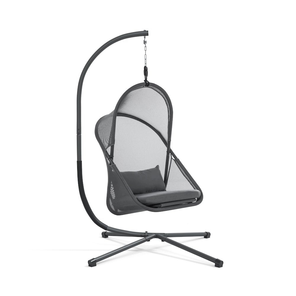 Sway UV-Resistant Foldable Patio Swing Chair with Cushions