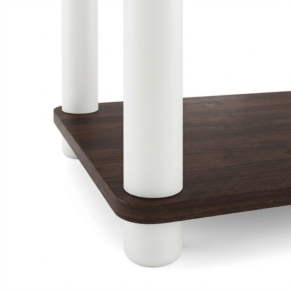 Wooden 3-Tier Open Bookcase with Spacious Shelves for Home Storage