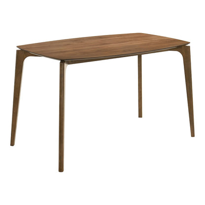 Alara 5-Piece Walnut Solid Wood Counter Dining Table Set