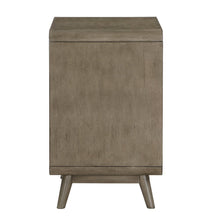 Gray Wooden Nightstand – 1 Drawer Side Table for Bedroom Décor and Storage