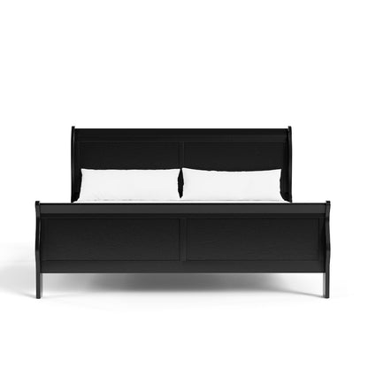 Arabella Traditional Wood Sleigh Bed Frame