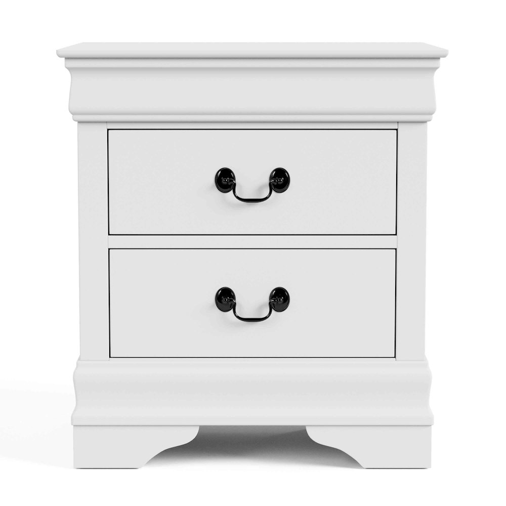 Arabella Wood 2-Drawer Nightstands (Set of 2)