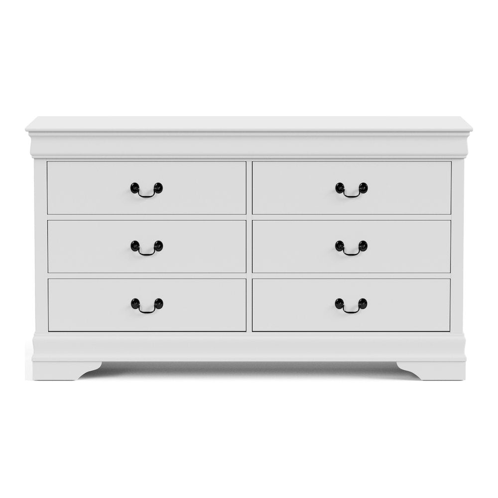 Arabella Wood 6-Drawer Dresser