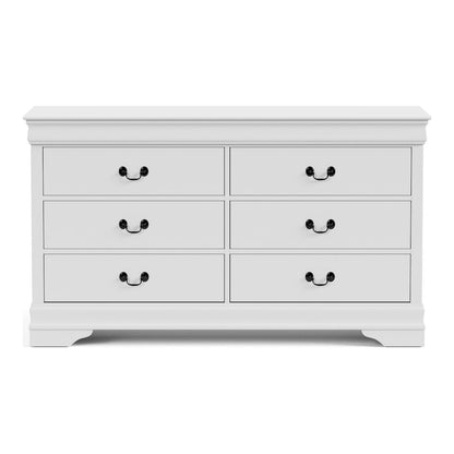 Arabella Wood 6-Drawer Dresser