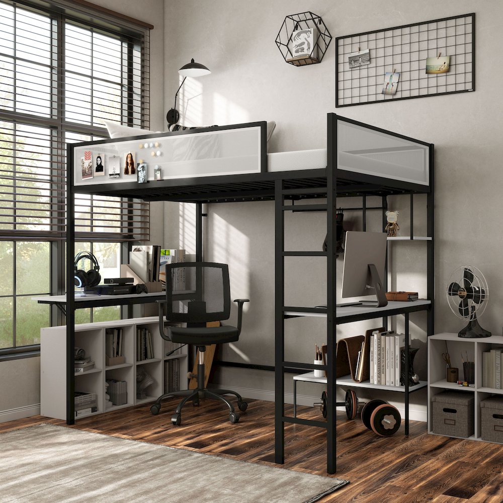 Furniture of America Nadine Loft Bunk Bed