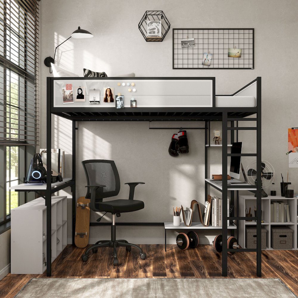 Furniture of America Nadine Loft Bunk Bed