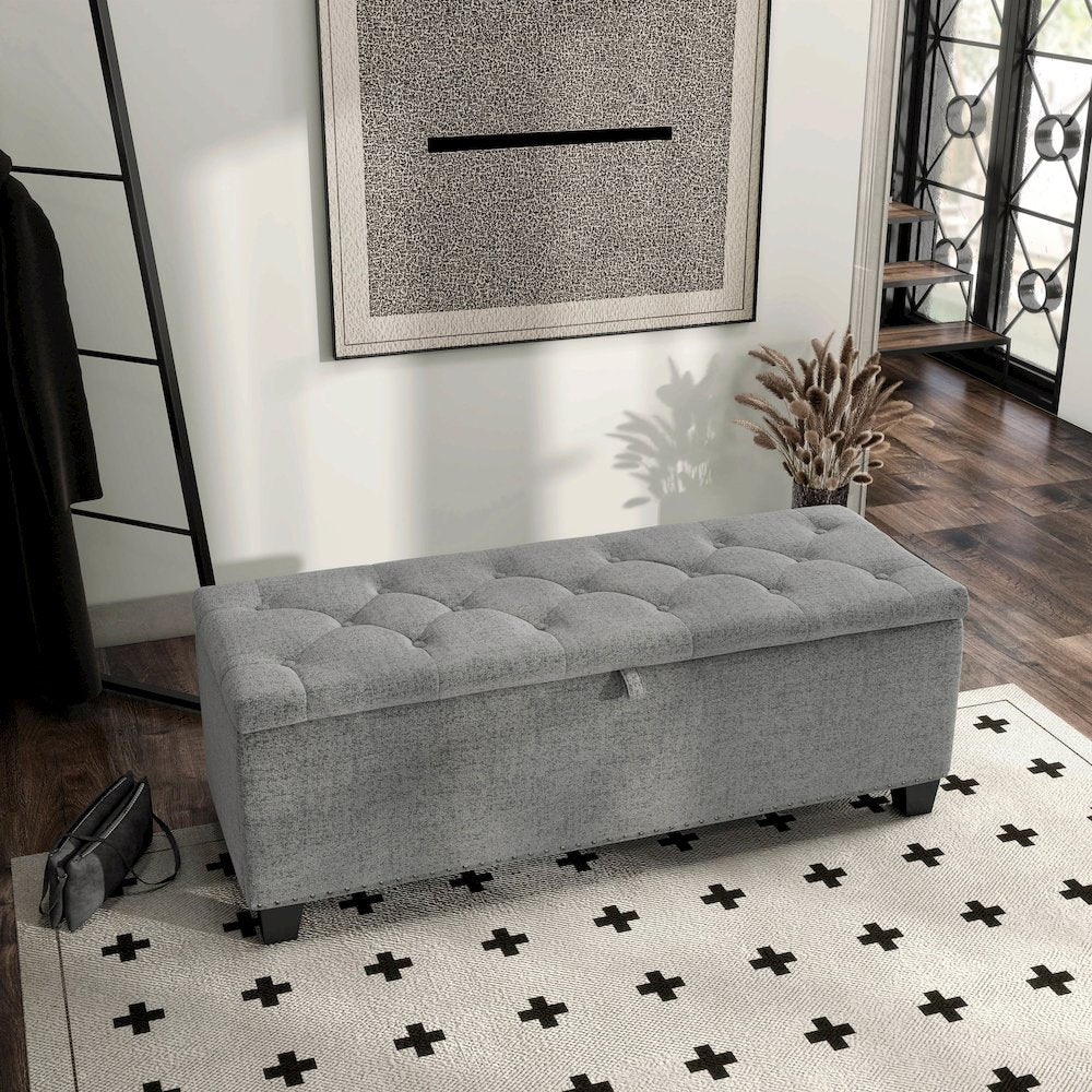 Furniture of America Ullan Storage Bench