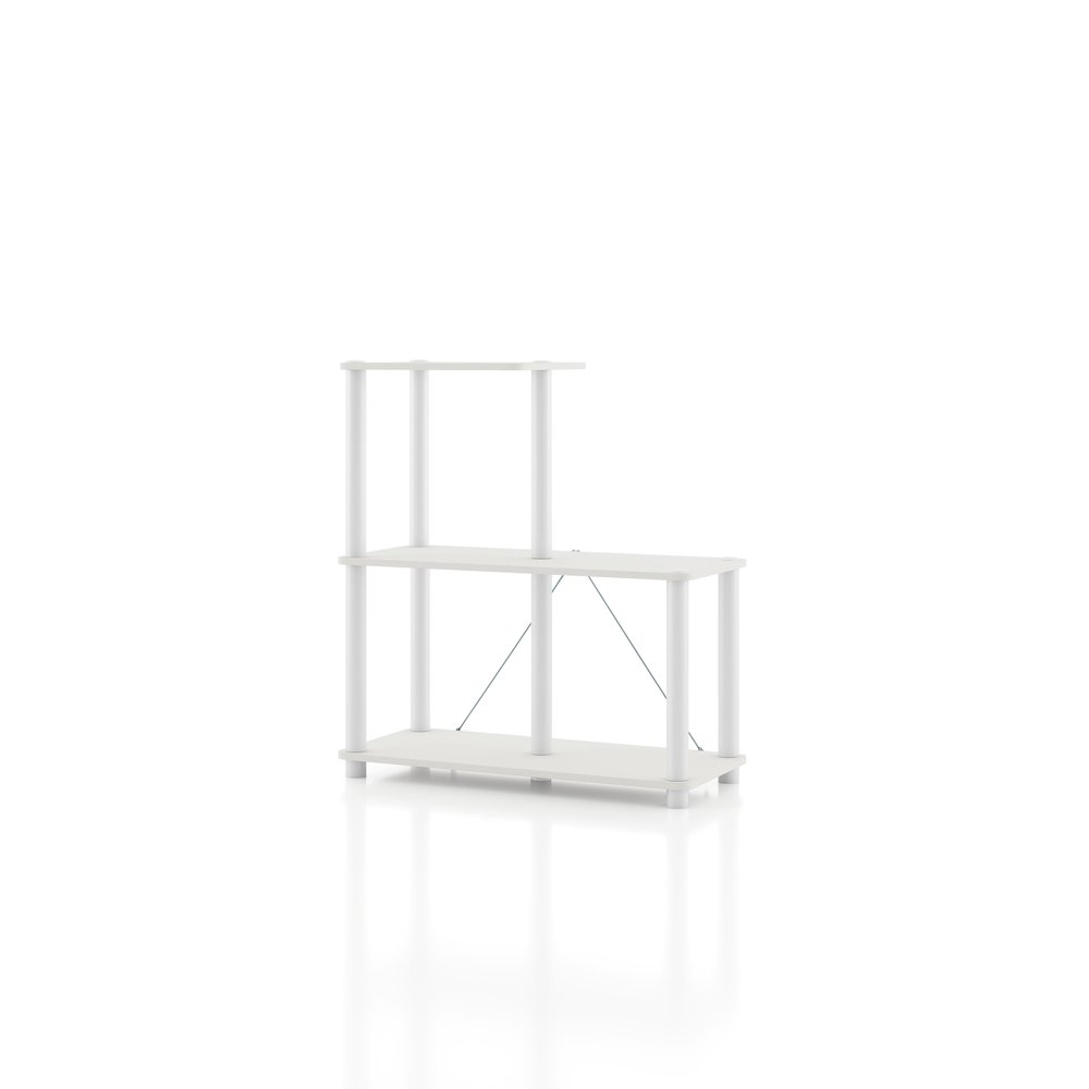 Seni 3-Cube Shelves Wood Open Bookcase
