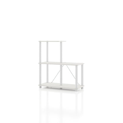 Seni 3-Cube Shelves Wood Open Bookcase