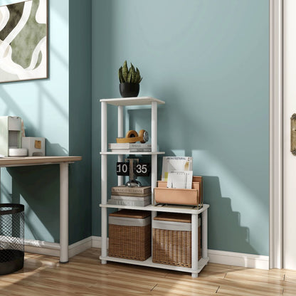 Seni 3-Cube Shelves Wood Open Bookcase