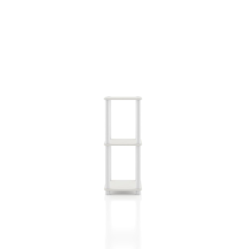 Seni 3-Tier 15-Inch Shelves Wood Open Bookcase