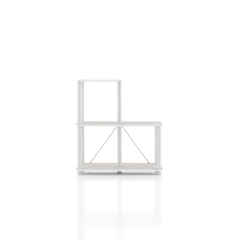 Seni 3-Cube Shelves Wood Open Bookcase