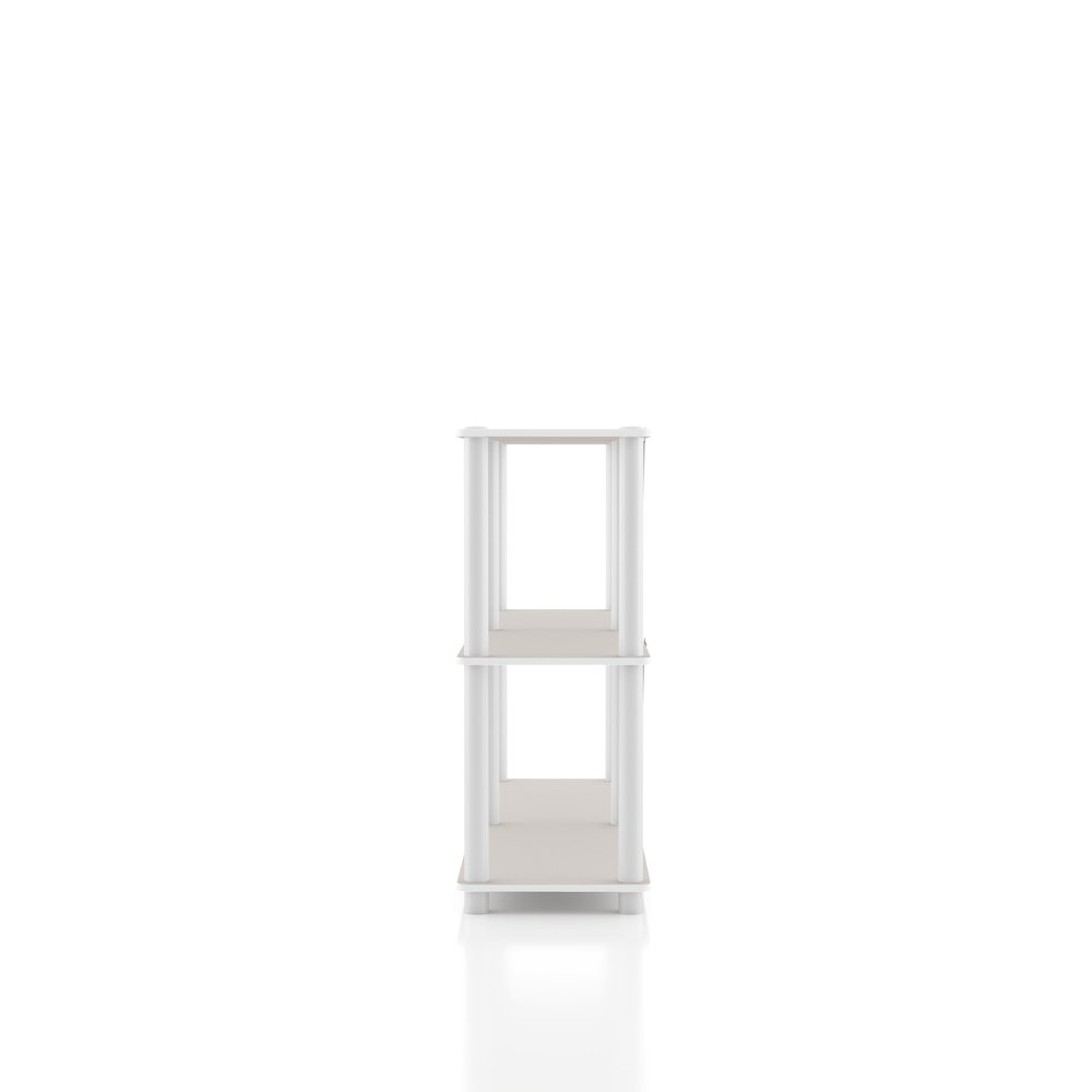 Seni 3-Tier 47-Inch Shelves Wood Open Bookcase
