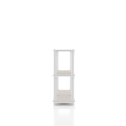 Seni 3-Tier 47-Inch Shelves Wood Open Bookcase