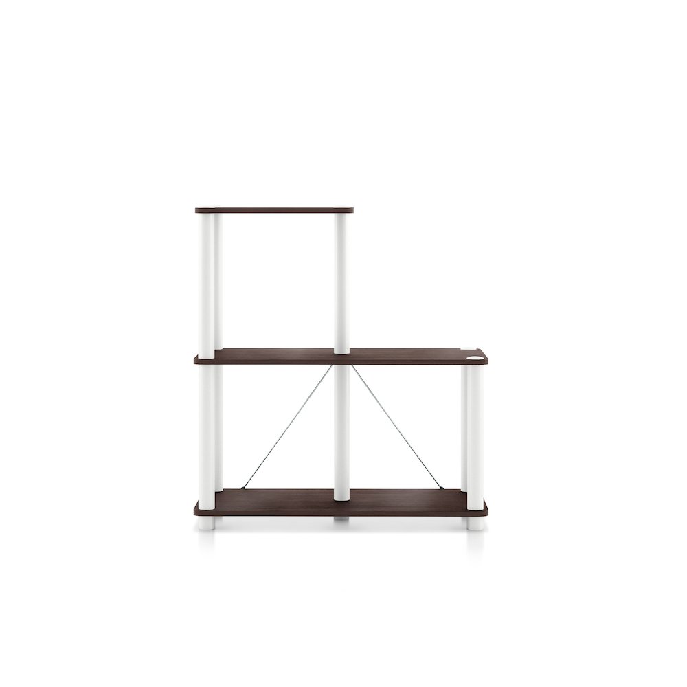 Seni 3-Cube Shelves Wood Open Bookcase