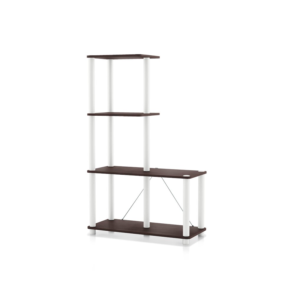 Seni 3-Cube Shelves Wood Open Bookcase