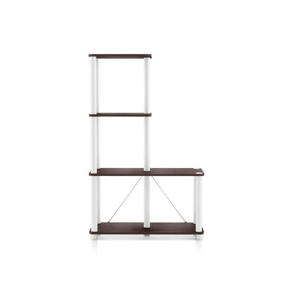 Seni 3-Cube Shelves Wood Open Bookcase