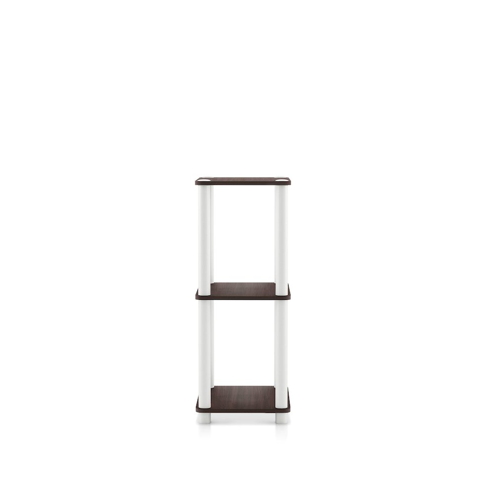 Seni 3-Tier 15-Inch Shelves Wood Open Bookcase