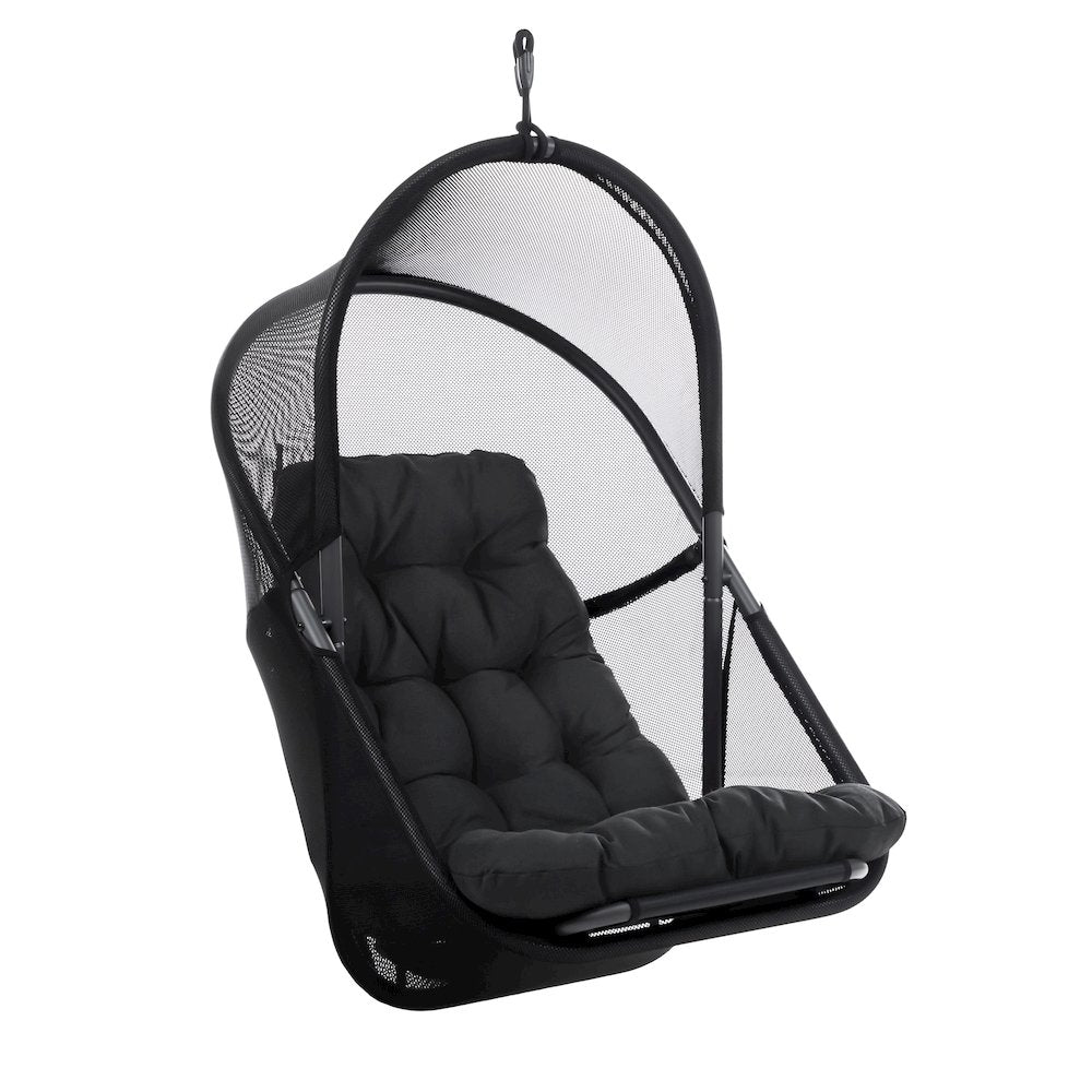 Drift Patio Foldable Porch Swing Chair with Cushion