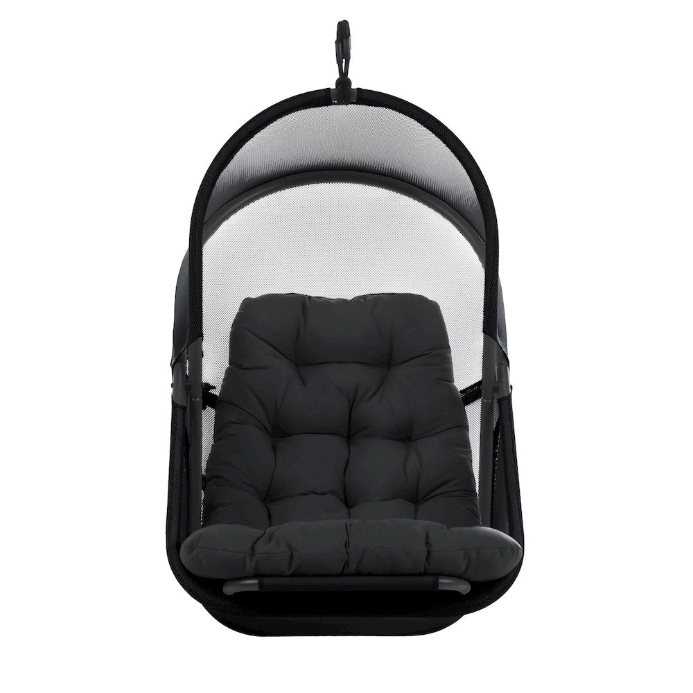 Drift Patio Foldable Porch Swing Chair with Cushion