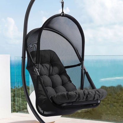 Drift Patio Foldable Porch Swing Chair with Cushion