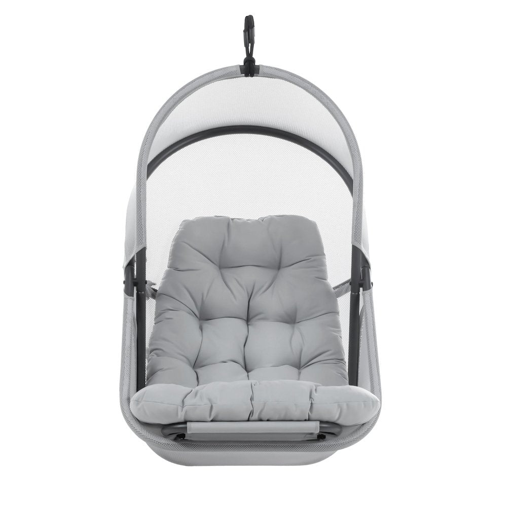 Drift Patio Foldable Porch Swing Chair with Cushion