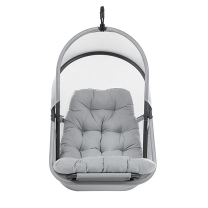 Drift Patio Foldable Porch Swing Chair with Cushion