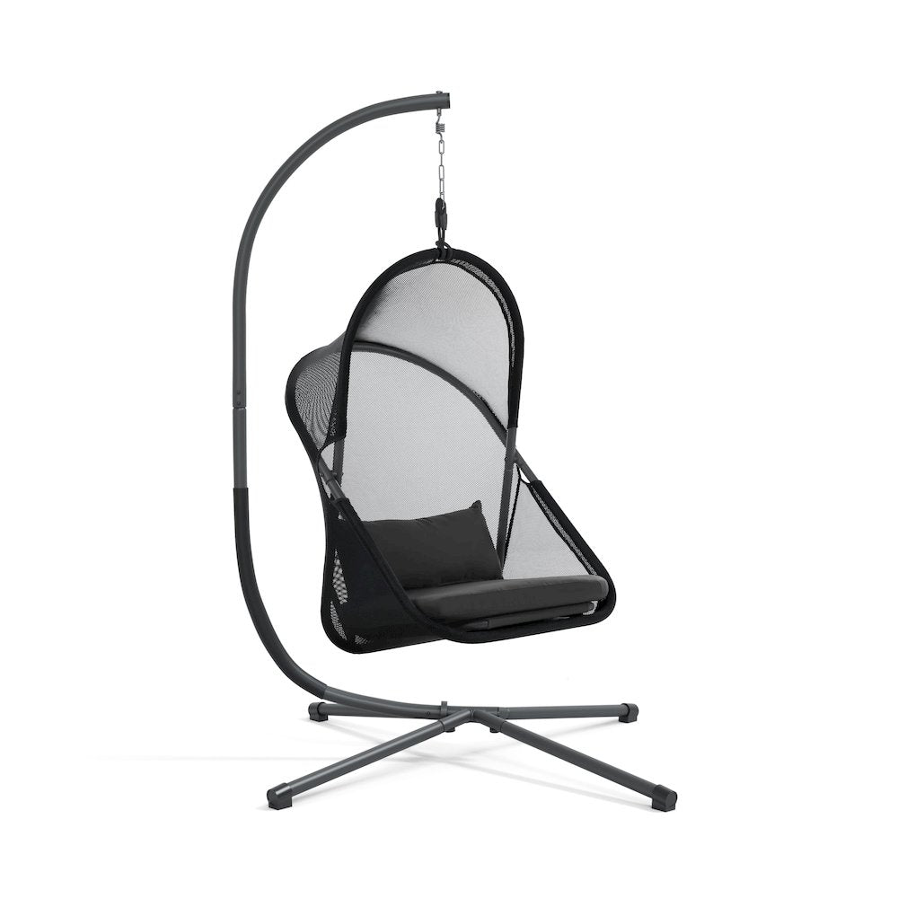 Sway UV-Resistant Foldable Patio Swing Chair with Stand