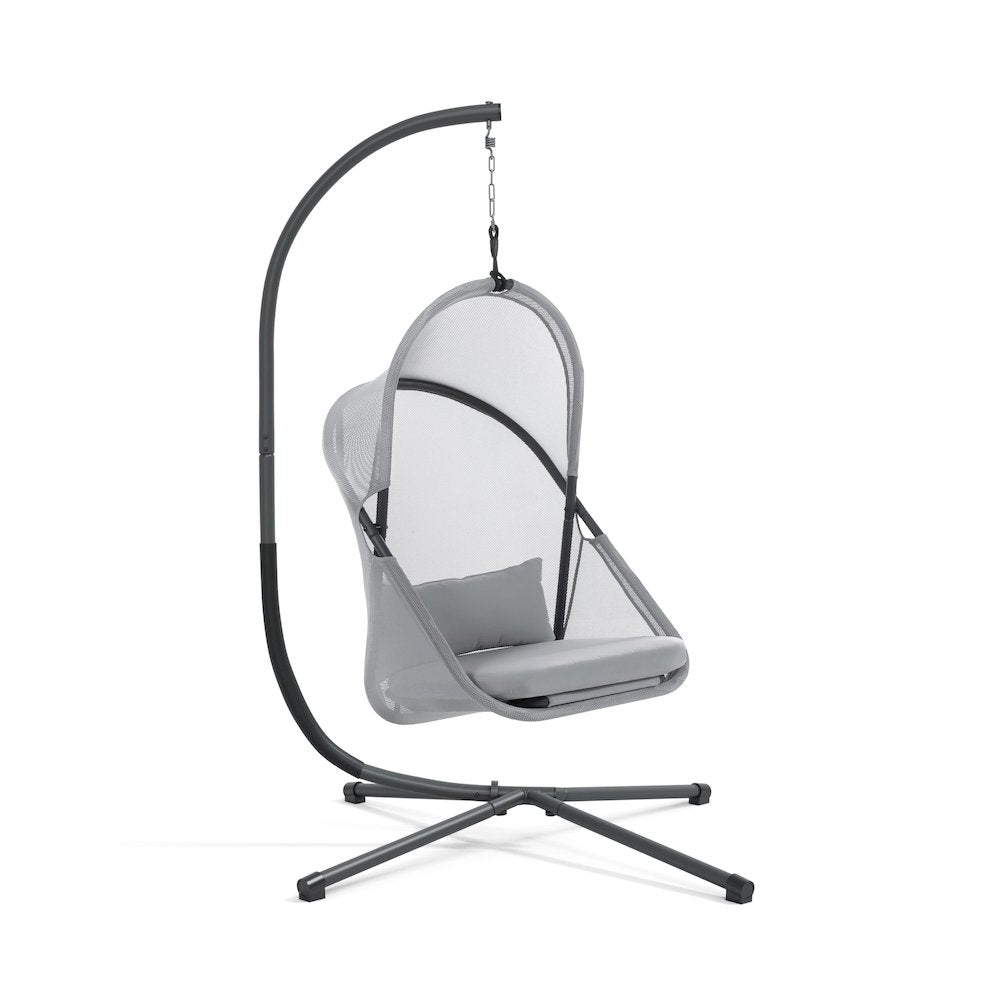 Sway UV-Resistant Foldable Patio Swing Chair with Stand