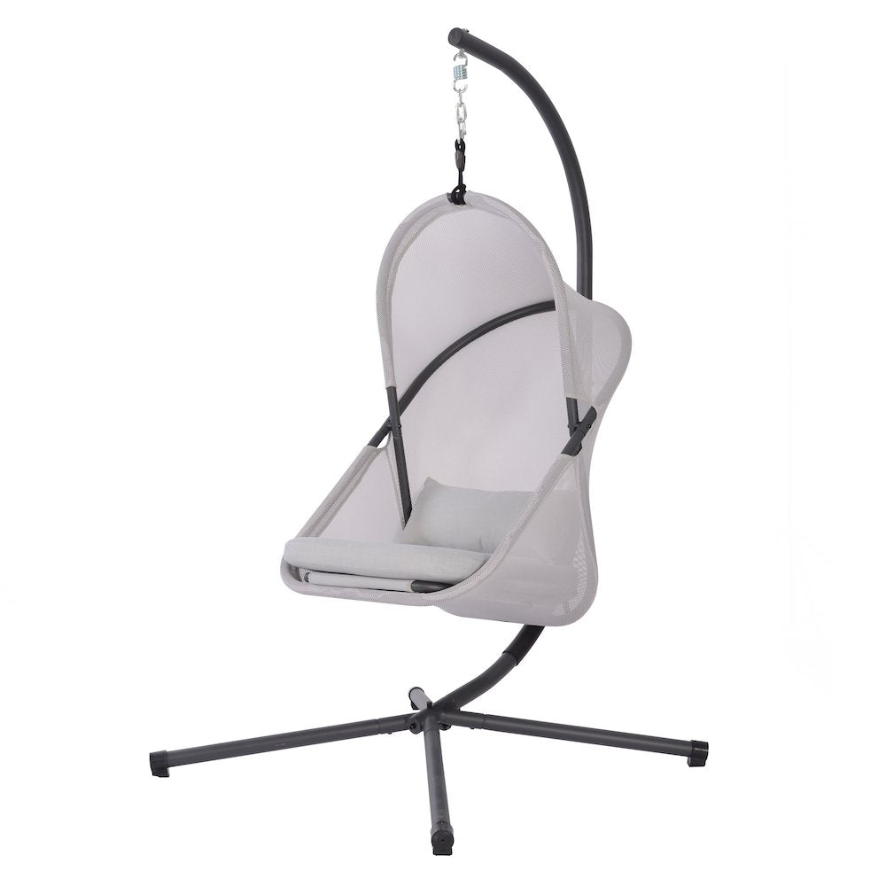 Sway UV-Resistant Foldable Patio Swing Chair with Stand