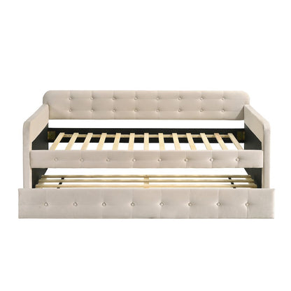 Harper Fabric Twin Daybed with Trundle
