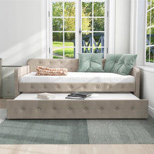 Harper Fabric Twin Daybed with Trundle