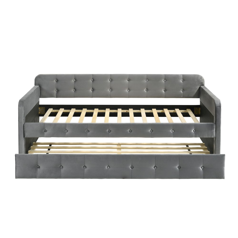 Harper Fabric Twin Daybed with Trundle