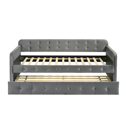 Harper Fabric Twin Daybed with Trundle