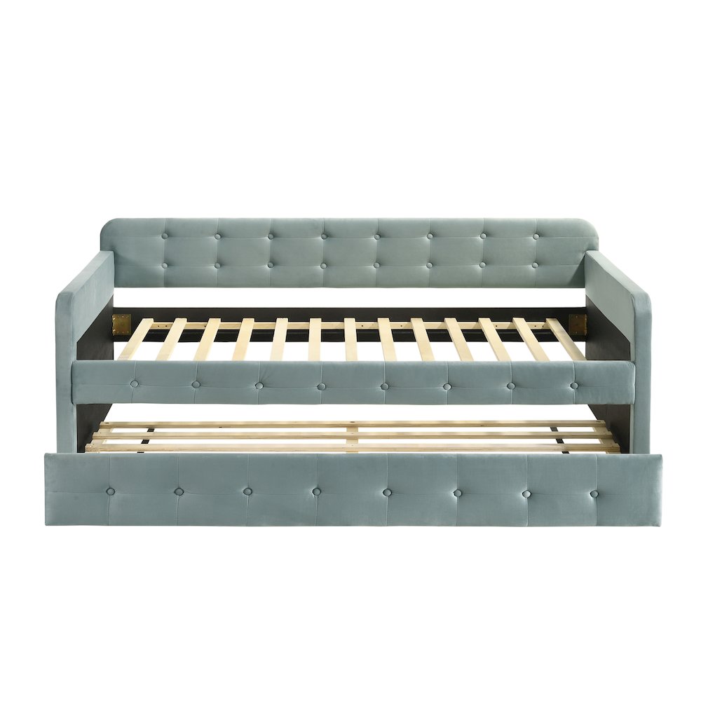 Harper Fabric Twin Daybed with Trundle