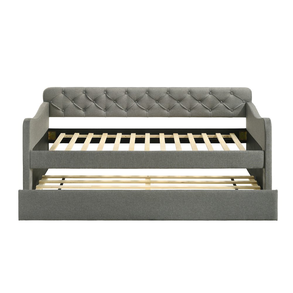 Knolt Fabric Twin Daybed With Trundle