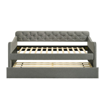 Knolt Fabric Twin Daybed With Trundle