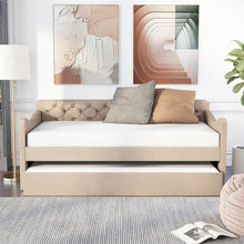 Knolt Fabric Twin Daybed With Trundle