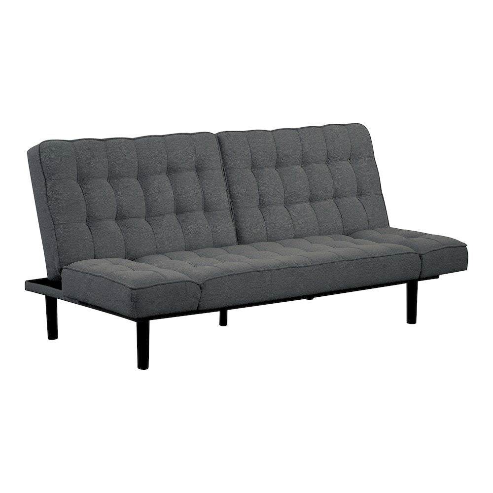 Sunith Wood Frame Fabric Futon Sofa Bed